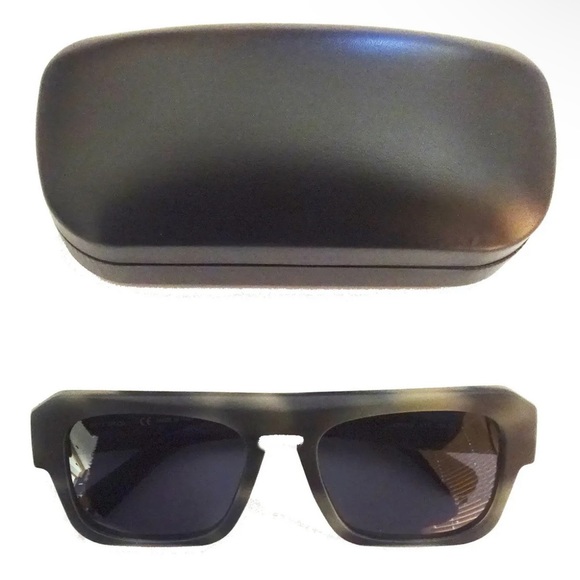 $385 Etro Navigator Sunglasses Matte Havana Gray Thick Frame Gray Lens Italy - Picture 9 of 13